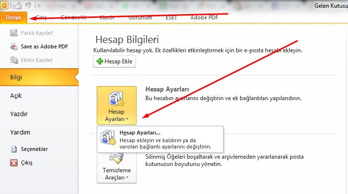 Yandex.Mail Tüm Ayarlar Ekran Görüntüsü